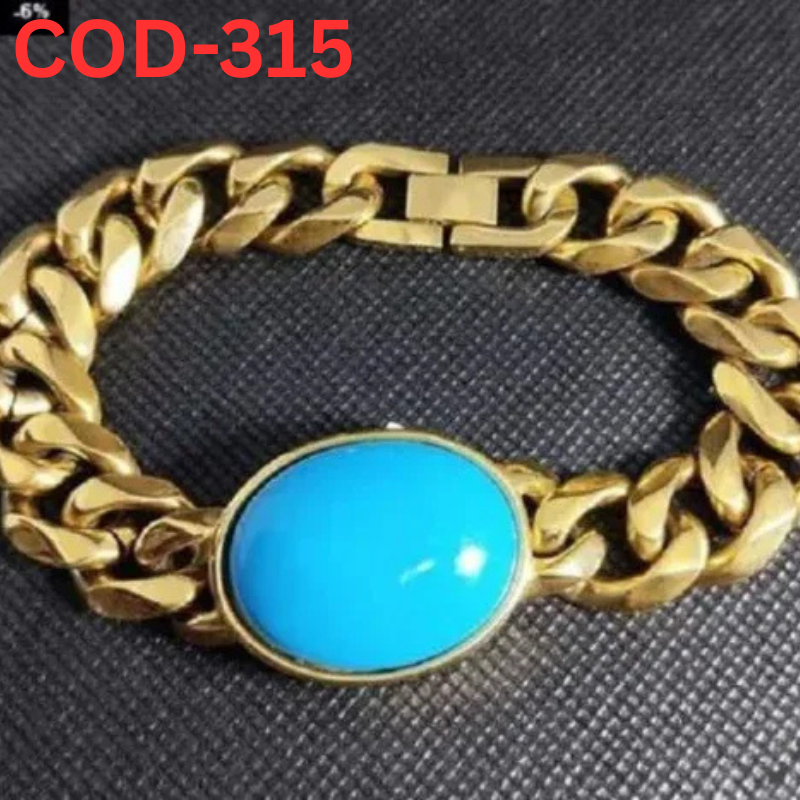 316L Stainless Steel Salman Khan Style Gold Bracelet [SB-315]